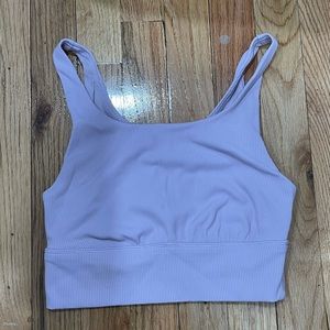 NWOT Aerie Longline Purple Sports Bra